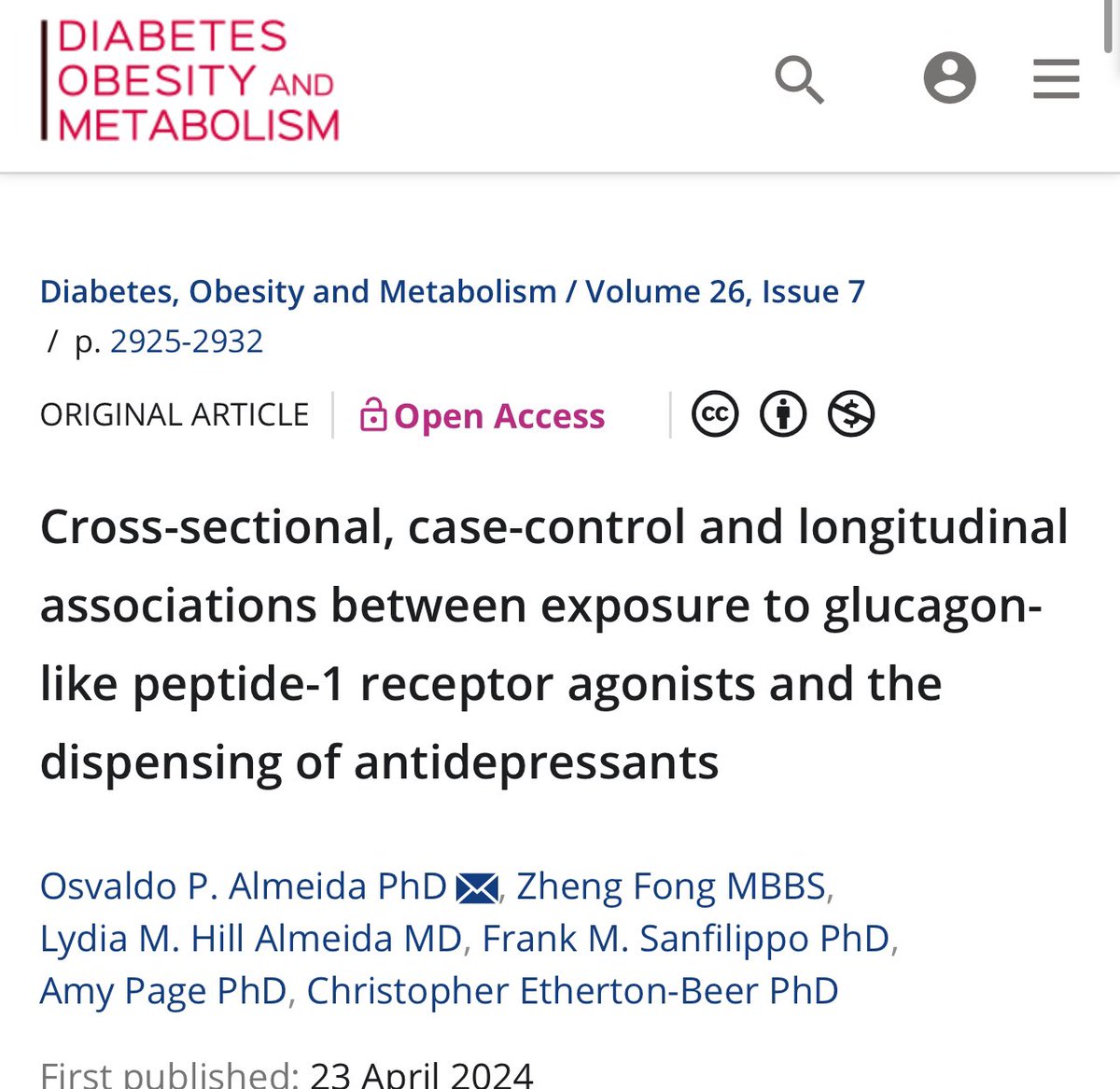 glp 1 and antidepressants 🚨New Study: patients being prescribed GLP-1 agonists for weight loss are  more than 20% more likely to later be prescribed antidepressants