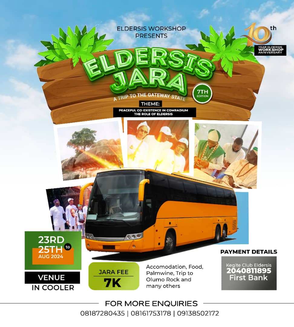 elda6workshop's tweet photo. #EldersisJara2024
#Elda6Jara2024
#EldersisWorkshop
#OgunHemisphere
#LongLiveSupremeComradium
#KegiteClubEldersis
#KegitesClubWillUniteAgain
#EldersisJara7thEdition
#Elda6Jara7thEdition
#EldersisWorkshop10thAnniversary https://t.co/t9HqJDtMHx