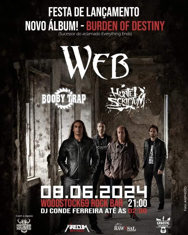 GruesomeRecords's tweet photo. β‘ Hunted Scriptum live TOMORROW at Woodstock 69 Rock bar π΅πΉ with Web (album release show) & Booby Trap + Chaotic Th3rapy after party!!
SUPPORT your local scene!!
#GruesomeRecords #Metal #DeathMetal #ThrashMetal #HuntedScriptum #Web #BoobyTrap #liveshows #underground https://t.co/jeRsD5yRhc