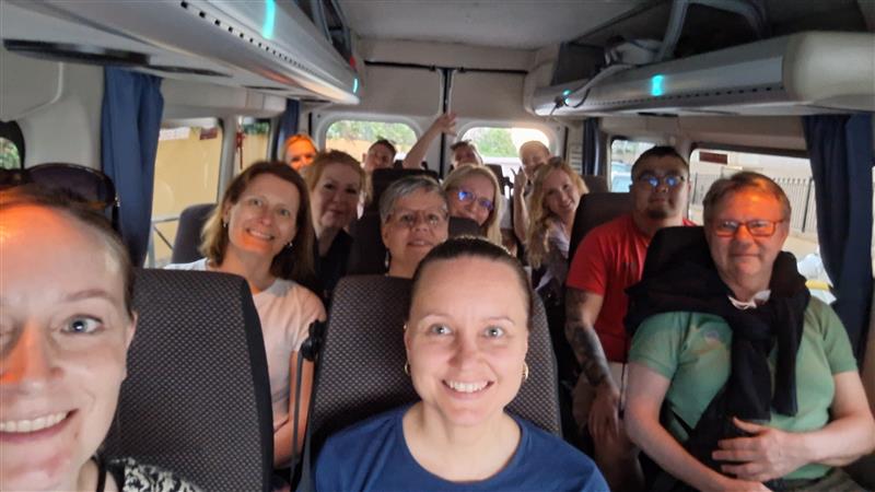 Finnish delegation from <a href="/FIOH/">FIOH</a>  thanks for the great #EAOHP2024 conference in Granada and welcomes you to Helsinki in 2026!
<a href="/ea_ohp/">European Academy of Occ Health Psychology (EAOHP)</a>