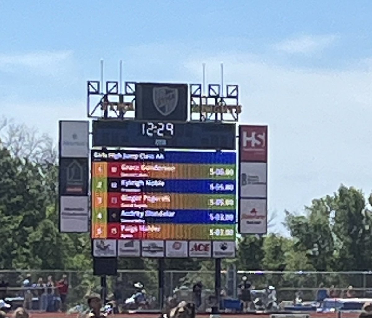 Congratulations to Audrey Shindelar for placing 4th in the High Jump at the State Track and Field meet. Congratulations Audrey!