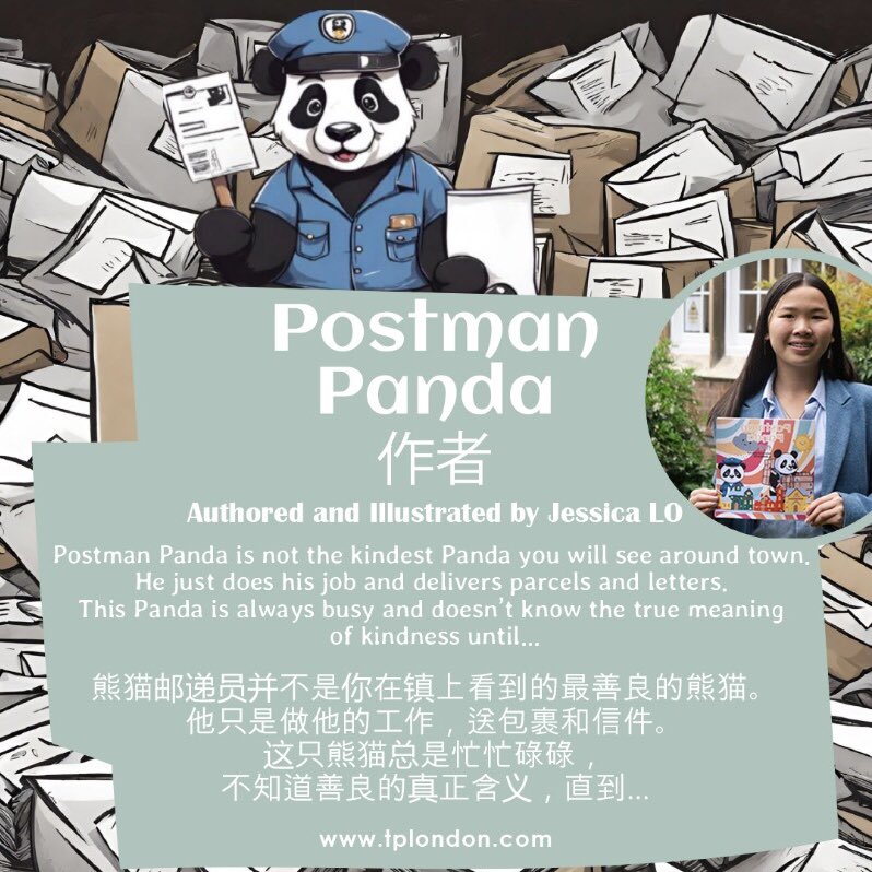 Transnational Press London (@tp_london) on Twitter photo ð£ðŒðððºð®ð» ð£ð®ð»ð±ð®
âïž by Jessica Lo
ðð» tplondon.com/product/postmaâŠ
Postman Panda is not the kindest Panda you will see around town. He just does his job and delivers parcels and letters. This Panda is always busy and doesnât know the true meaning of kindness until⊠ð£ðŒðððºð®ð» ð£ð®ð»ð±ð®
âïž by Jessica Lo
ðð» tplondon.com/product/postmaâŠ
Postman Panda is not the kindest Panda you will see around town. He just does his job and delivers parcels and letters. This Panda is always busy and doesnât know the true meaning of kindness untilâŠ