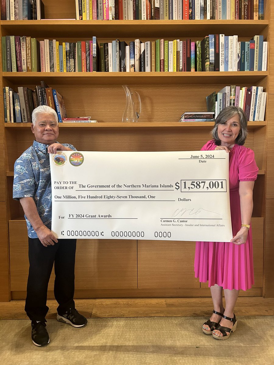 AsstSecCantor's tweet image. Thrilled to announce technical assistance program grants allocated to the Commonwealth of the Northern Mariana Islands government helping enhance various infrastructure projects, training, and public safety.
