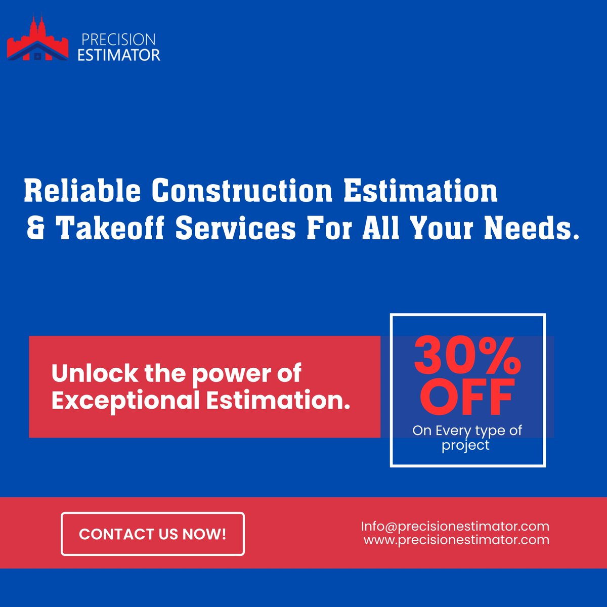 Precisionestllc's tweet photo. Trust Precision Estimator, LLC for accurate construction cost estimation and takeoff services. Enjoy our special discount offer!📈🏗️

Together, let’s build a better future!
📧 - info@precisionestimator.com
📞 - +1 (919) 809-7320
🪩 - https://t.co/Gmli3iMJXY https://t.co/uStIi8HYaP
