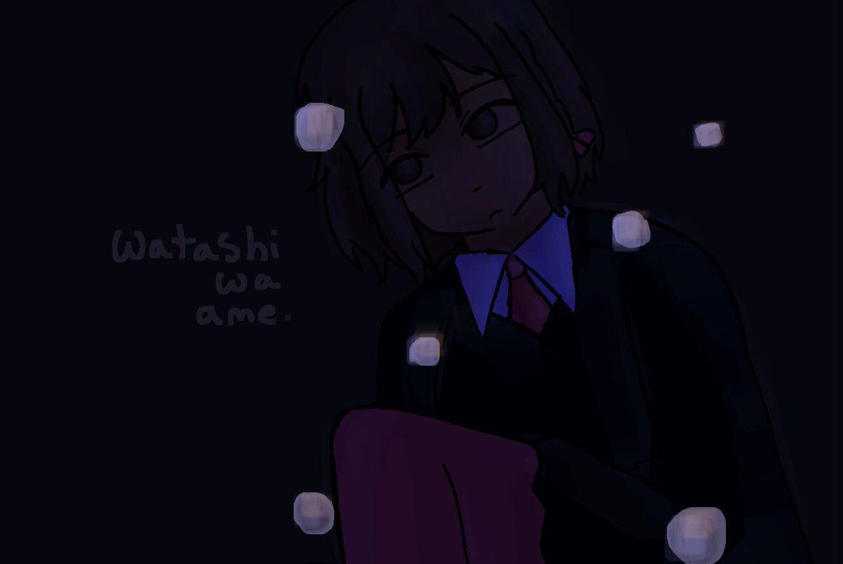 EnaWeekly's tweet photo. watashi wa ame #Prsk_FA https://t.co/YdSjUO8Jx4