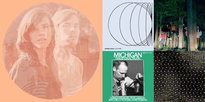 Friday Five highlights music by Washtenaw County-associated artists &amp; labels.
This edition: indie-pop by Mighty Clouds, hypnotic jams by Winged Wheel &amp; Dr. Pete Larson and his Cytotoxic Nyatiti Band, plus indie-rock by Great Arm &amp; electronica by XiNNiW.
pulp.aadl.org/node/629175