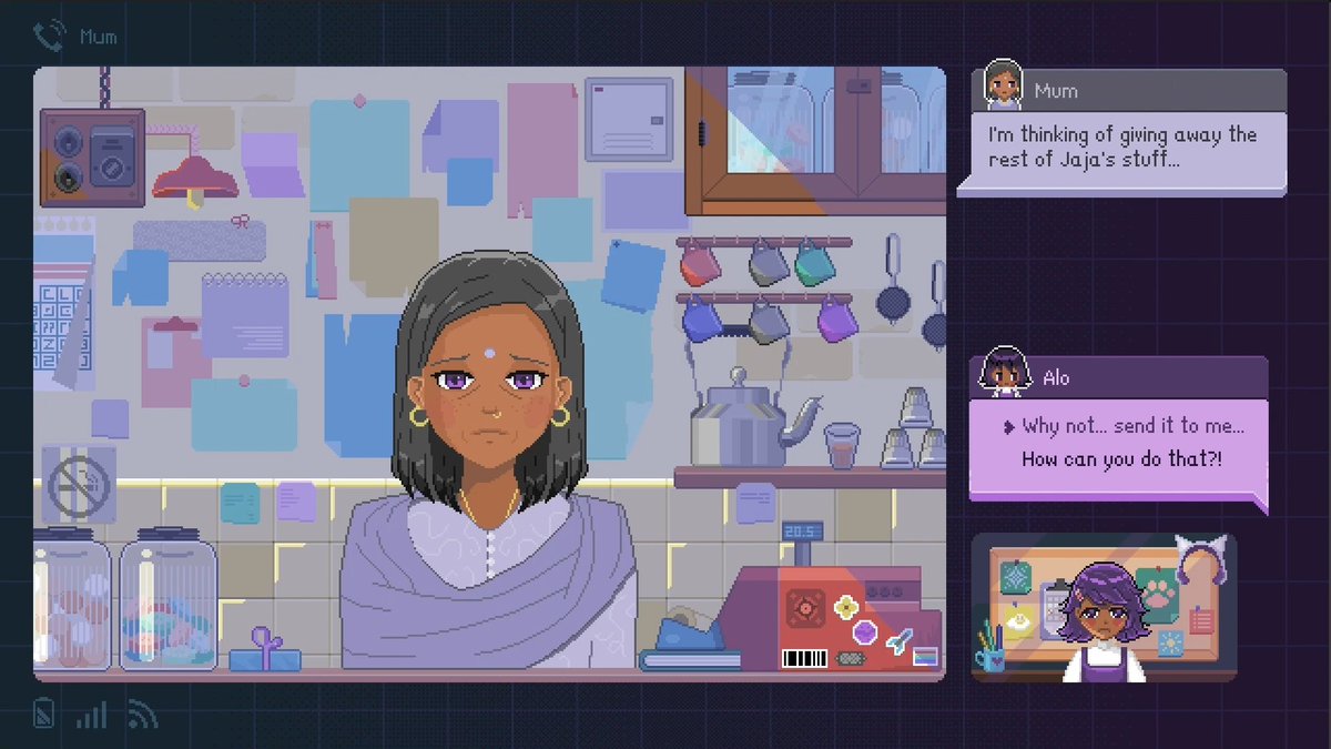 Heyy #pitchyagame! 👋🏾💜
Fishbowl is a heartfelt game about friendship, grief and isolation with branching narrative &amp; multiple endings. A short DEMO is OUT NOW! Play on PS5 &amp; Steam! 🙌🏾 Made by two people from India 👨🏾‍💻👩🏾‍🎤

PS5: store.playstation.com/en-us/concept/…
Steam: s.team/a/1638070