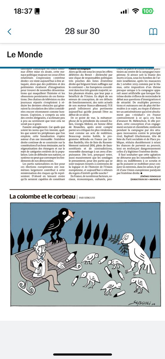 svklvo's tweet photo. La #colombe et le #corbeau | PAR #SERGUEI https://t.co/zJlAFL31Tj