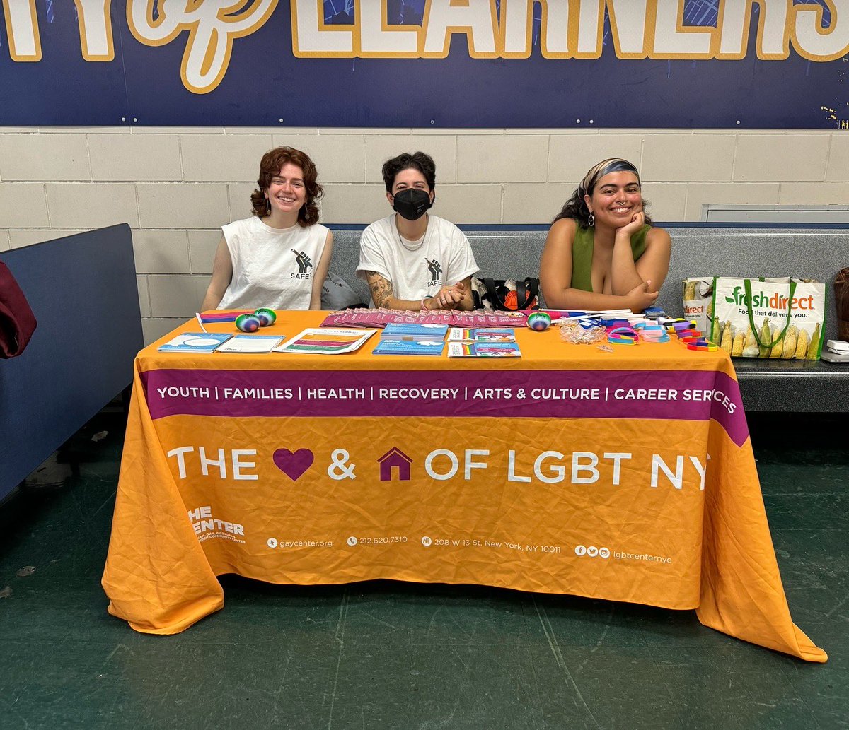 Today we had our second annual LGBTQ+ Pride Event.  The joy and love was evident throughout the day was so many wonderful events including a workshop conducted by <a href="/LGBTCenterNYC/">The Center</a> , a brunch, a dance performance and a workshop with our GSA with guest speaker <a href="/itsjabarii/">Jabari Lyles</a> .