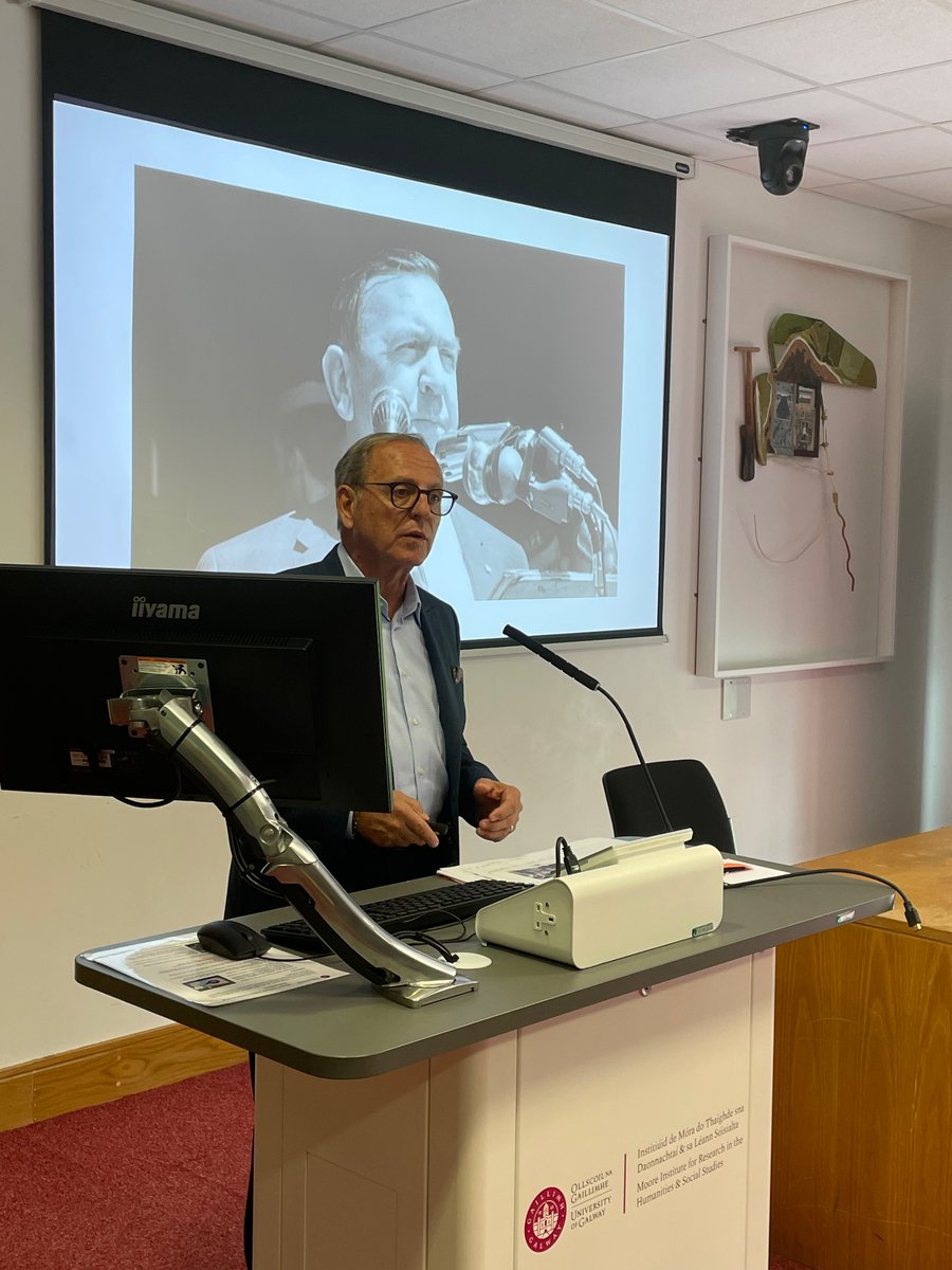 CAIS_Irish's tweet image. Our day 3 speaker Joe Mancinelli of @LIUNA related the emigration story and leadership skills of #Athlone -born Gerry Gallagher to the rise in labour unionization as construction boomed in postwar #Ontario and #Toronto. Fantastic talk! @uniofgalway @joemancinelli #irishincanada