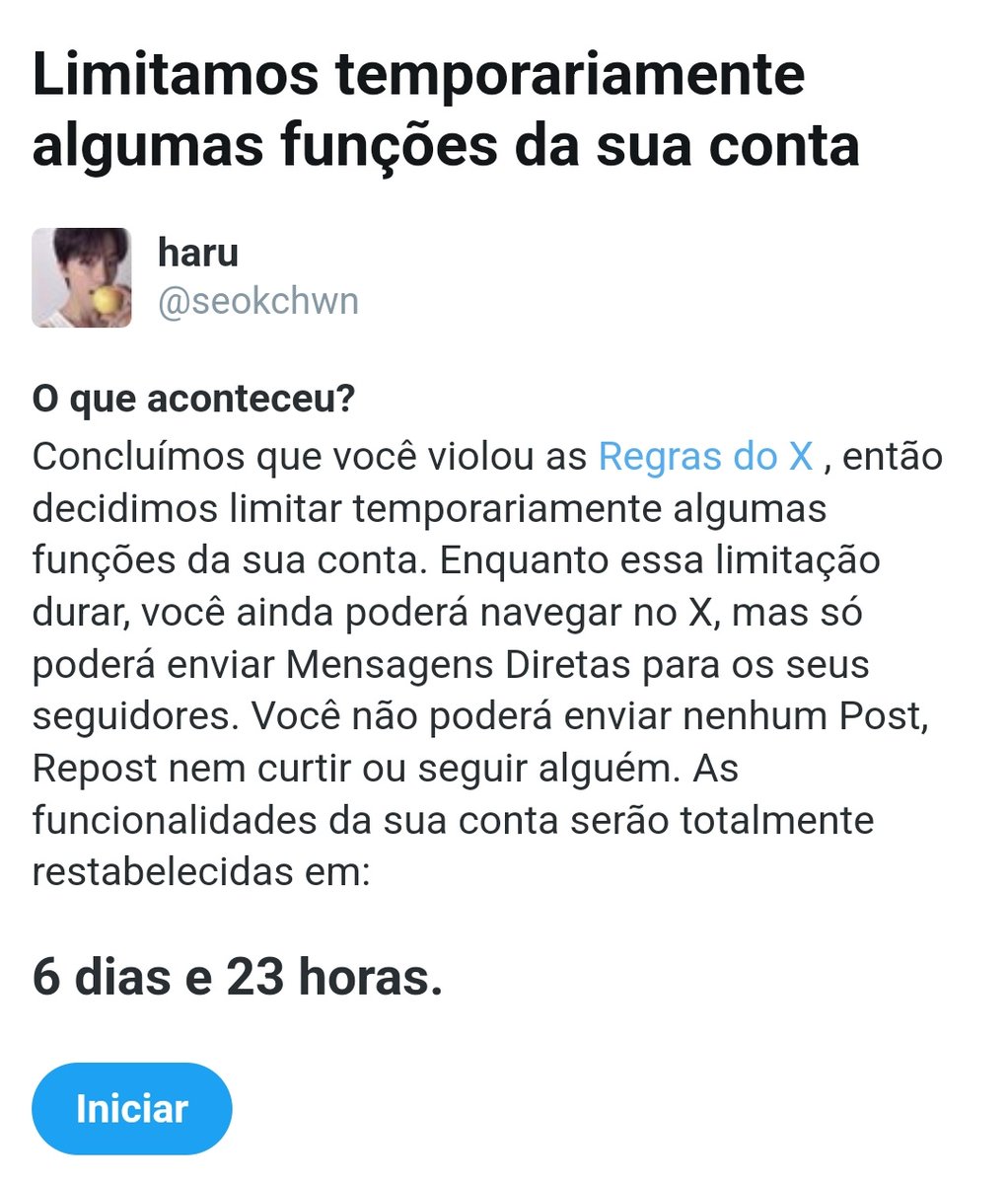 dinoyouth's tweet photo. oi gnt eh a haru seokchwn levei ban de uma semana entao aproveitei p fazer uma conta nova pq eu seguia mt gente de fandom q eu nem fazia parte mais . me sigao de volta pf https://t.co/0iRfVsZa8X