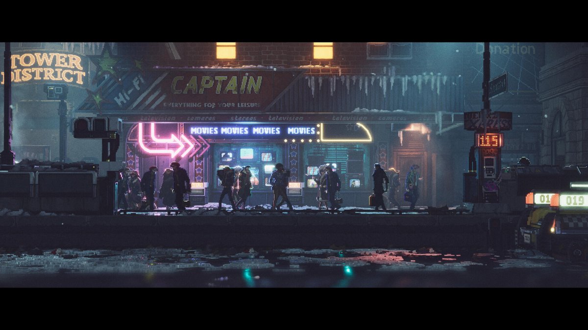Replaced | New Preview Details

➡️ news.xbox.com/en-us/2024/06/…

▪️You play as R.E.A.C.H, an AI trapped in a human body
▪️A lot of care put into making it feel like an 80's action movie, drenched in cold, Blade Runner-like colors - rainbow string lights, neon-soaked 80s-imbued arcade,