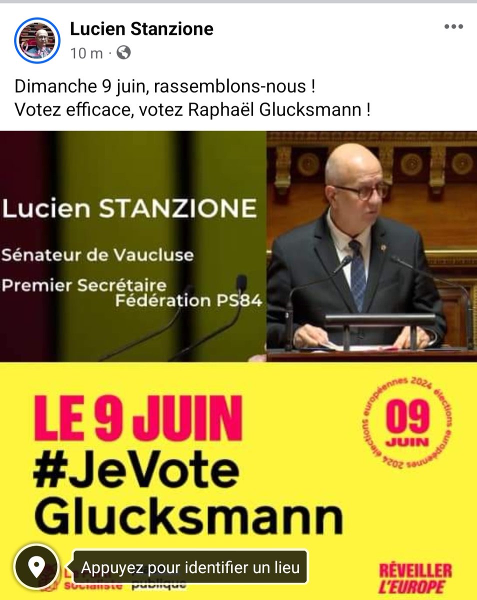 Lucien Stanzione. Sénateur de Vaucluse (@stanzionelucien) on Twitter photo 