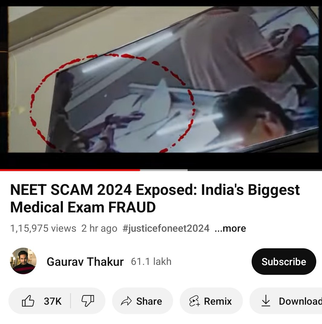 Brutal truth of present and upcoming future doctors. This society which respect to only Doctors and not engineers etc.. see this doctors are doing backstabbing us. Playing with human lives.
<a href="/GreaterKashmir/">Greater Kashmir</a> <a href="/RisingKashmir/">Rising Kashmir</a> 
<a href="/GMCSrinagar/">GMC Srinagar</a> <a href="/NTA_Exams/">National Testing Agency</a>