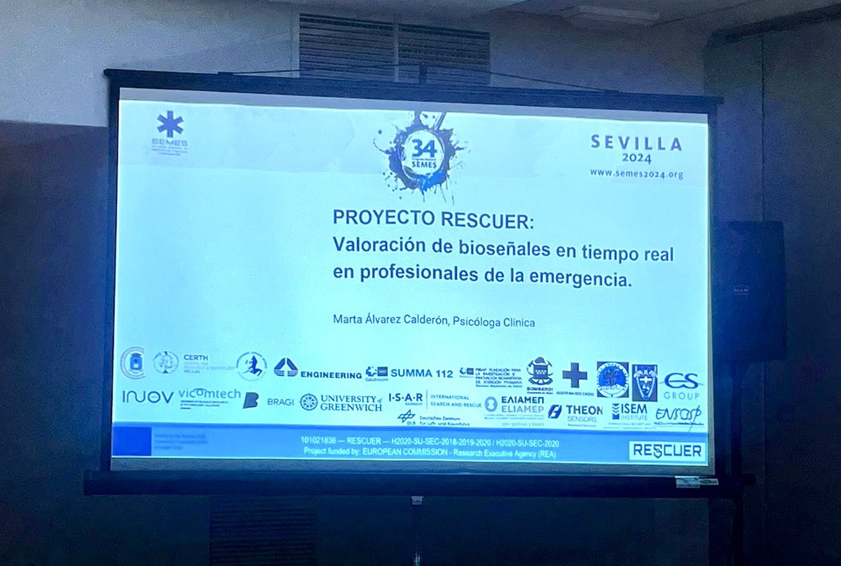 También hay espacio para la #psicología de emergencias en #SEMES2024 #h2020_rescuer #SUMMA112