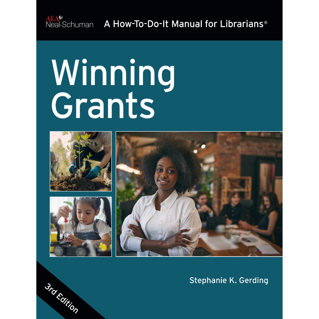 librarygrants's tweet image. Exciting news! The third edition of my book, "Winning Grants," is now available! Discover expert insights, 18 worksheets, checklists, &amp;amp; tools, 100 grant opps, and 9 inspiring real-life success stories to boost library funding. alastore.ala.org/wingrants3  #LibraryGrants @alaeditions