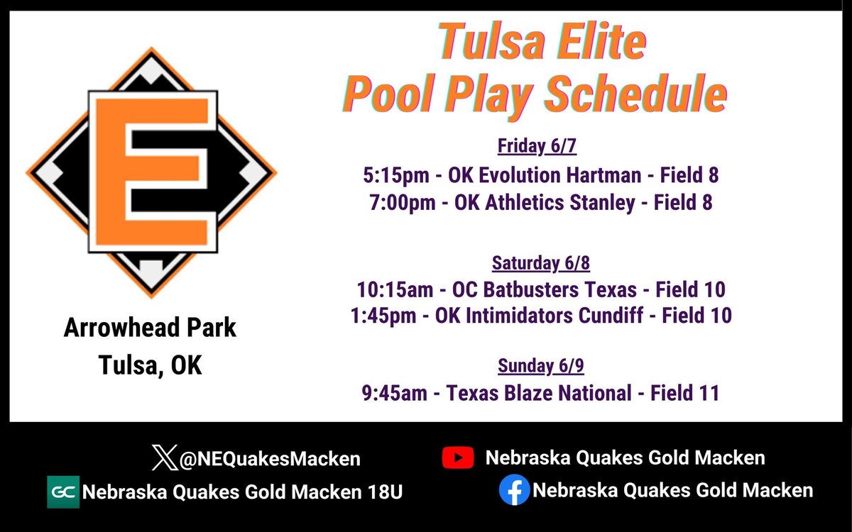 NE Quakes Gold 18U Macken tweet media