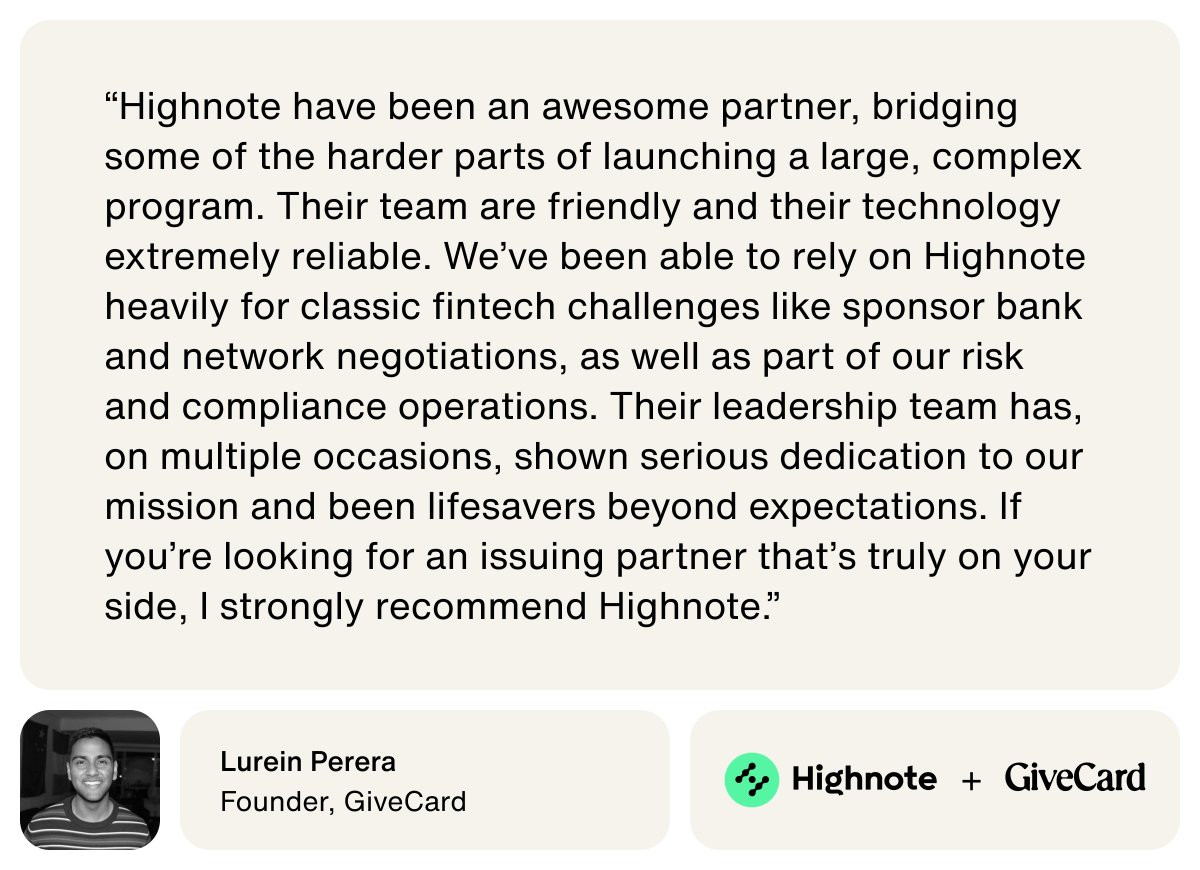 On #WorldCaringDay, we’re proud of customers like <a href="/GiveCardProject/">GiveCard</a>, who empower care through payments. From social assistance to disaster relief, nonprofits and governments rely on GiveCard to get funds to people who need it most. 

Grateful for the positive feedback <a href="/notlurein/">Lurein</a>!