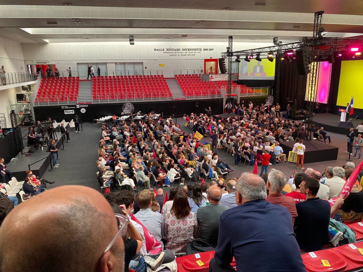 AdrienLebrun59's tweet image. 🚨 Meeting à moitié vide pour Glucksmann à Lille !

👉 Un signe avant un effondrement dans les urnes ? 

💥 Trahir la NUPES, abandonner la retraite à 60 ans, réhabiliter Hollande se paye cash.