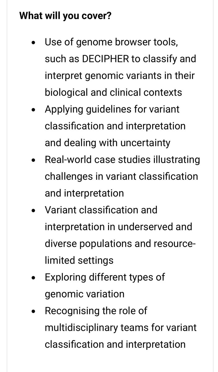 DrAbdulmajeedFR's tweet image. #دورة_مجانية وبشهادة حول دراسة المتغيرات الوراثية  🧬 و تفسير دلالاتها في مجتمعات متنوعة وكذلك استخدام بعض الادوات والبرامج التحليلية 

Interpreting Genomic Variation: Overcoming Challenges in Diverse Populations
#genomic #genome #biotech
هنا التفاصيل 👇🧬
…erences.wellcomeconnectingscience.org/event/interpre…