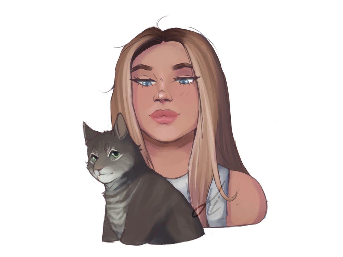 heeeey im back with another headshot but its not a furry >;3