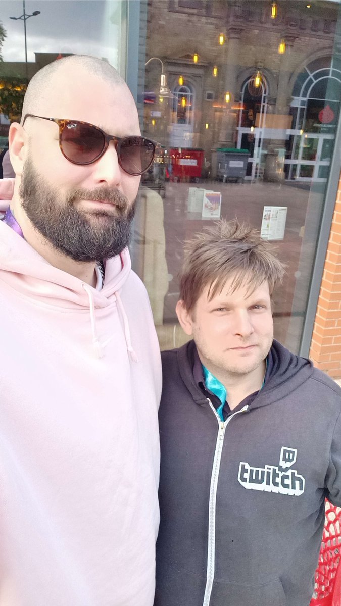 Chilling with <a href="/MarkioBros/">💎 Markio Bros 🔥</a> having a beer all the tech is setup and ready for <a href="/revivalrevents/">REVIVAL</a> this weekend it’s going to be fire there may even be a live stream