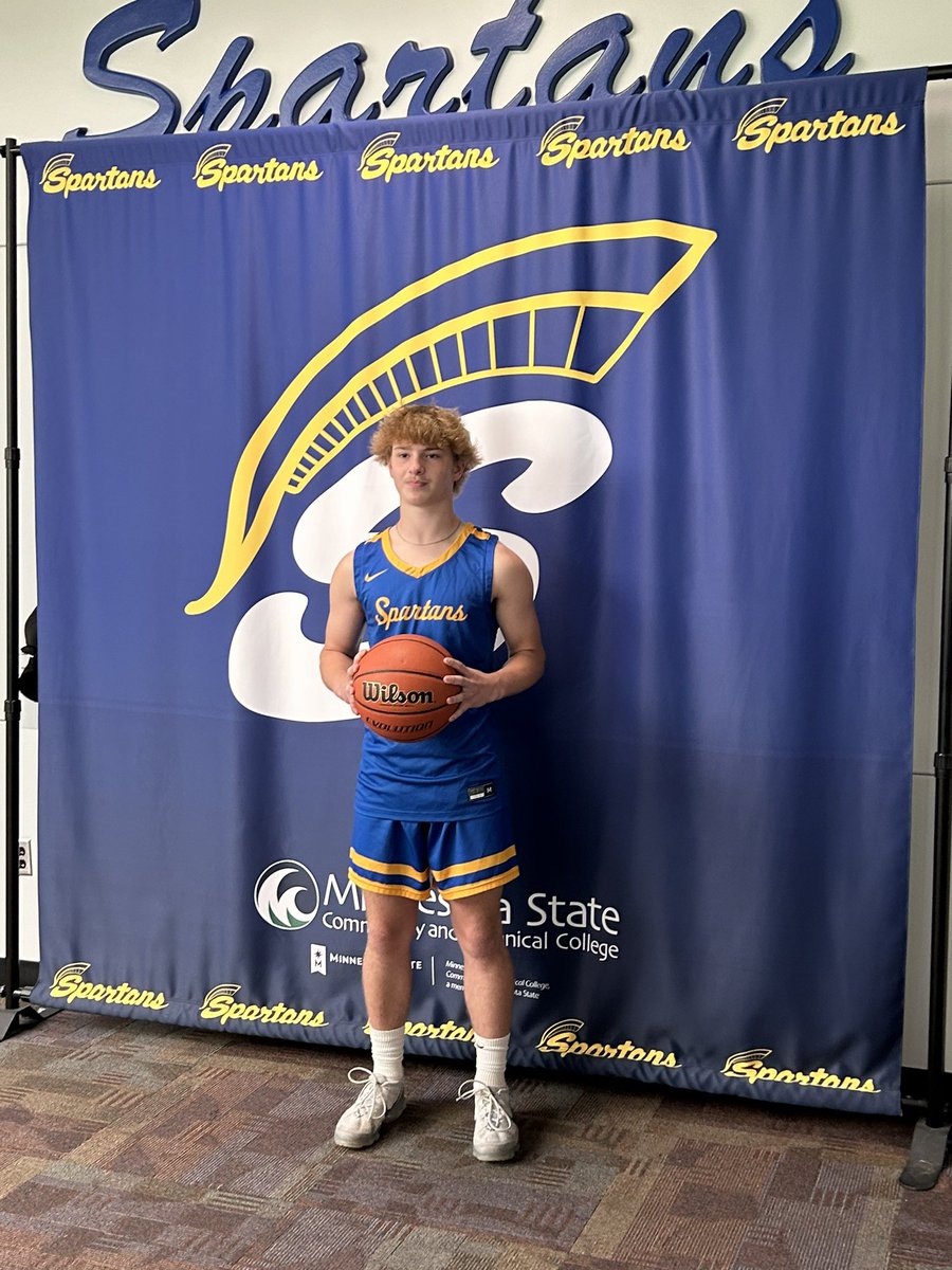 Had an awesome visit today at <a href="/MStateSpartanBB/">M State Spartan Hoops</a> Thanks <a href="/dcresap05/">Coach Cresap</a> for inviting me !