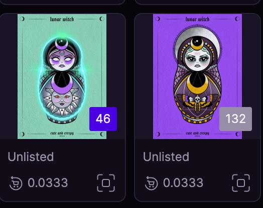 CuteCreepyGang's tweet photo. Congratulations to the #LAO community member who minted 2 Lunar witches🎉

As long as you also keep at least 1 @LazyApeSC in the same same wallet you will have 4 chances to bag yourself the 1/1 Legendary Joker🔥

p.s. we dropped you our Kokeshi Mystic Moon🎉

#NFTs #NFTCommunity https://t.co/AkDggmU3cQ