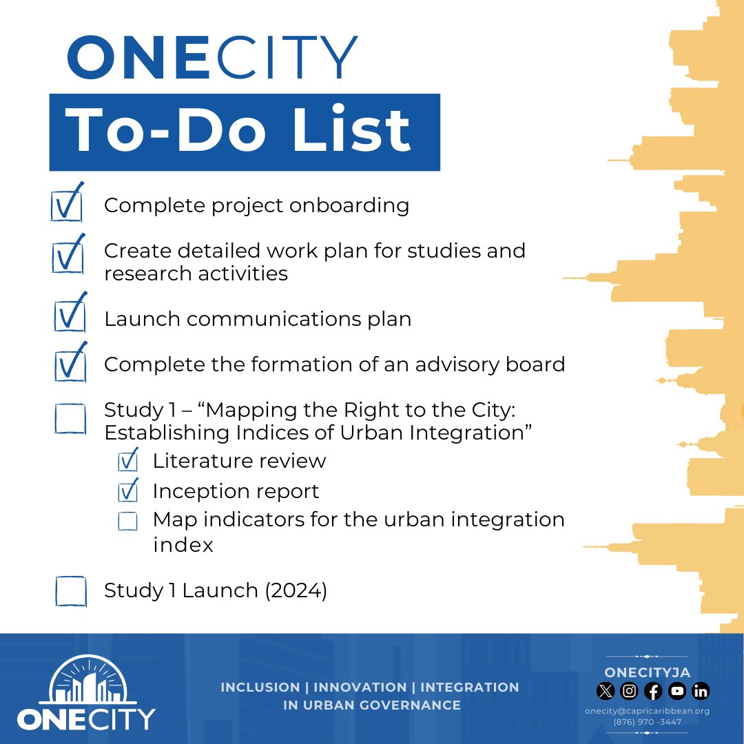OneCityJA's tweet photo. Here's a glimpse into the OneCity to-do list! 📝 Behind the scenes, our team is hard at work making this project a success!
#OneCityProject #BehindTheScenes #UrbanInnovation #onecityja
#youthempowerment
#administration
#research https://t.co/D5XS83B5R6