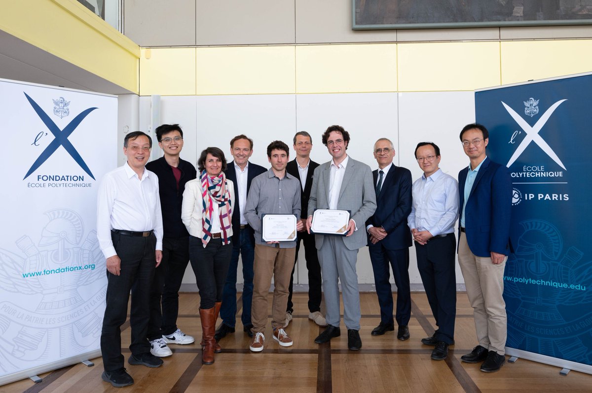 [ #ChernAwards ]
👏 Tous deux professeurs à <a href="/Polytechnique/">École polytechnique</a>, Guillaume Dubach et Maxime Breden sont lauréats des Chern Young Faculty Awards, un dispositif d'accompagnement pour les jeunes mathématiciens de l'X.
Bravo à eux et merci à nos mécènes !
⏩ bit.ly/Chern2024