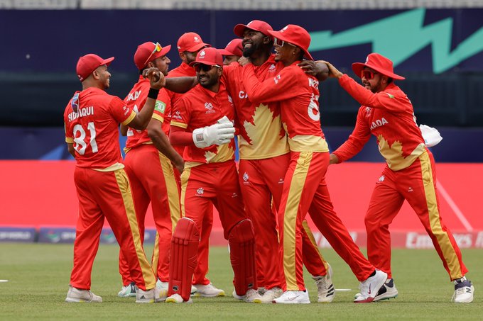 Canada beat Ireland by 12 runs!