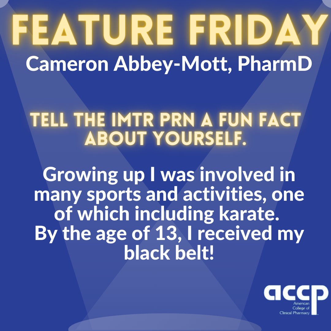 TxpPRN's tweet photo. #FeatureFriday🔦📷Cameron Abbey-Mott is a PGY2 SOT resident at Massachusetts General Hospital. Check out her literature review of daratumumab treatment in six highly sensitized SOT recipients on the blog this week! ✨ https://t.co/G7dKn188I2