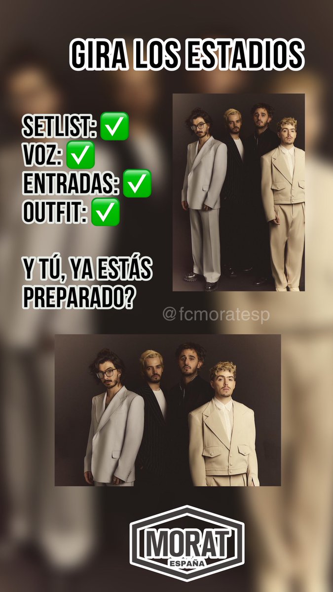 Fcmoratesp's tweet photo. Y tú, ya estás preparado? @MoratBanda https://t.co/FXK4OsbS6f