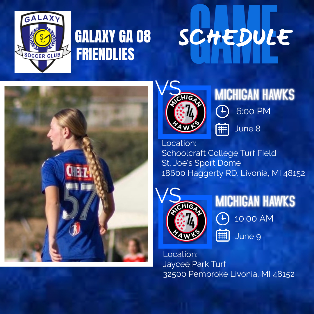 Callie Hefner 2026 #57 (@chefner_2026) on Twitter photo Updated Schedule:
Galaxy GA 08 Friendlies .. Come watch us play!
<a href="/GalaxySC_08GA/">GalaxySC 08 GA</a> <a href="/GalaxySCIL/">Galaxy Soccer Club</a> Updated Schedule:
Galaxy GA 08 Friendlies .. Come watch us play!
<a href="/GalaxySC_08GA/">GalaxySC 08 GA</a> <a href="/GalaxySCIL/">Galaxy Soccer Club</a>