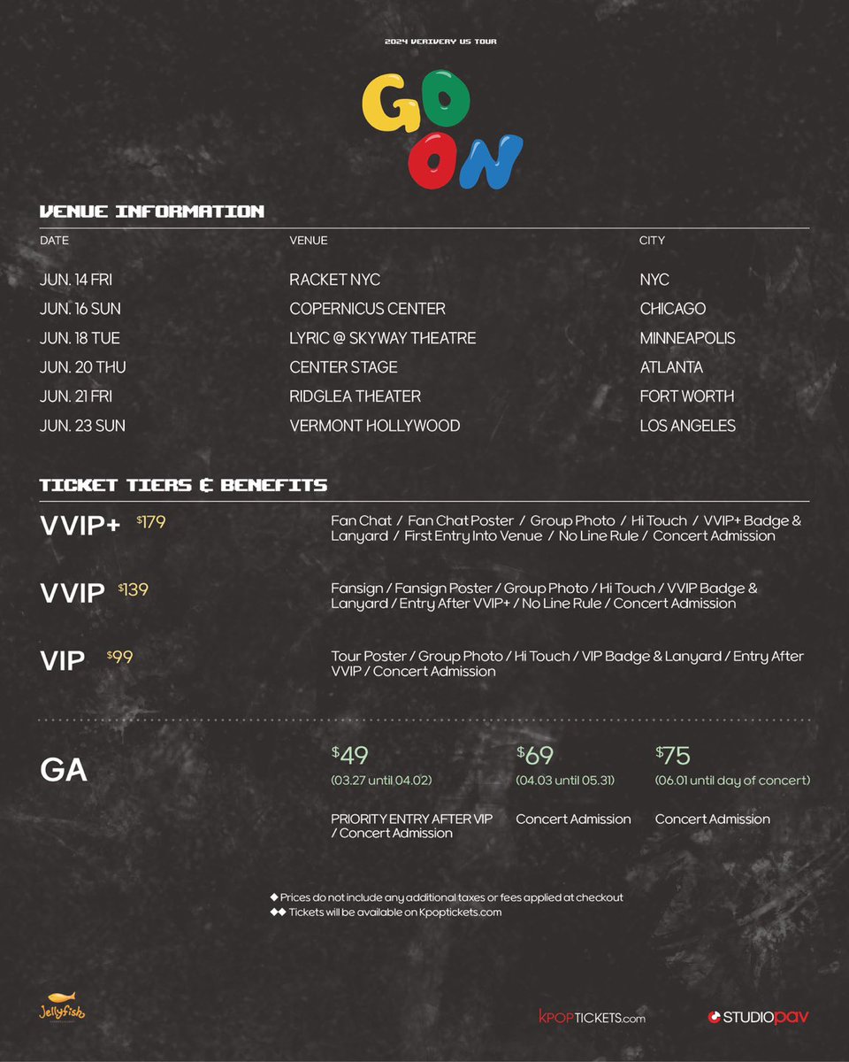 studio_pav's tweet photo. VERIVERY is coming to you soon for their US tour 🟢2024 VERIVERY US TOUR [GO ON] 🟢 starting on June 14th!

📢 #VERRER, are you ready for an unforgettable journey with GYEHYEON, YEONHO, YONGSEUNG, and KANGMIN?

🎟 Don't miss out on VERIVERY's dynamic energy on stage! https://t.co/olmsdxnQAb

#베리베리 #VERIVERY #VRVR #VERIVERYUSTOUR_GO_ON #VERIVERY_GO_ON #VERIVERYinUSA #GYEHYEON #YEONHO #YONGSEUNG #KANGMIN