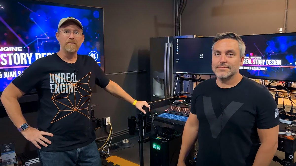 UnrealEngine's tweet photo. You can use Unreal Engine and its ecosystem of products for performance capture-based Virtual Production shoots. Get your ideal vision for your project by pulling together all the resources you might need 🛠️

Check out the full course, here!: https://t.co/qrPHLx6cWg https://t.co/L1GtQThsJL
