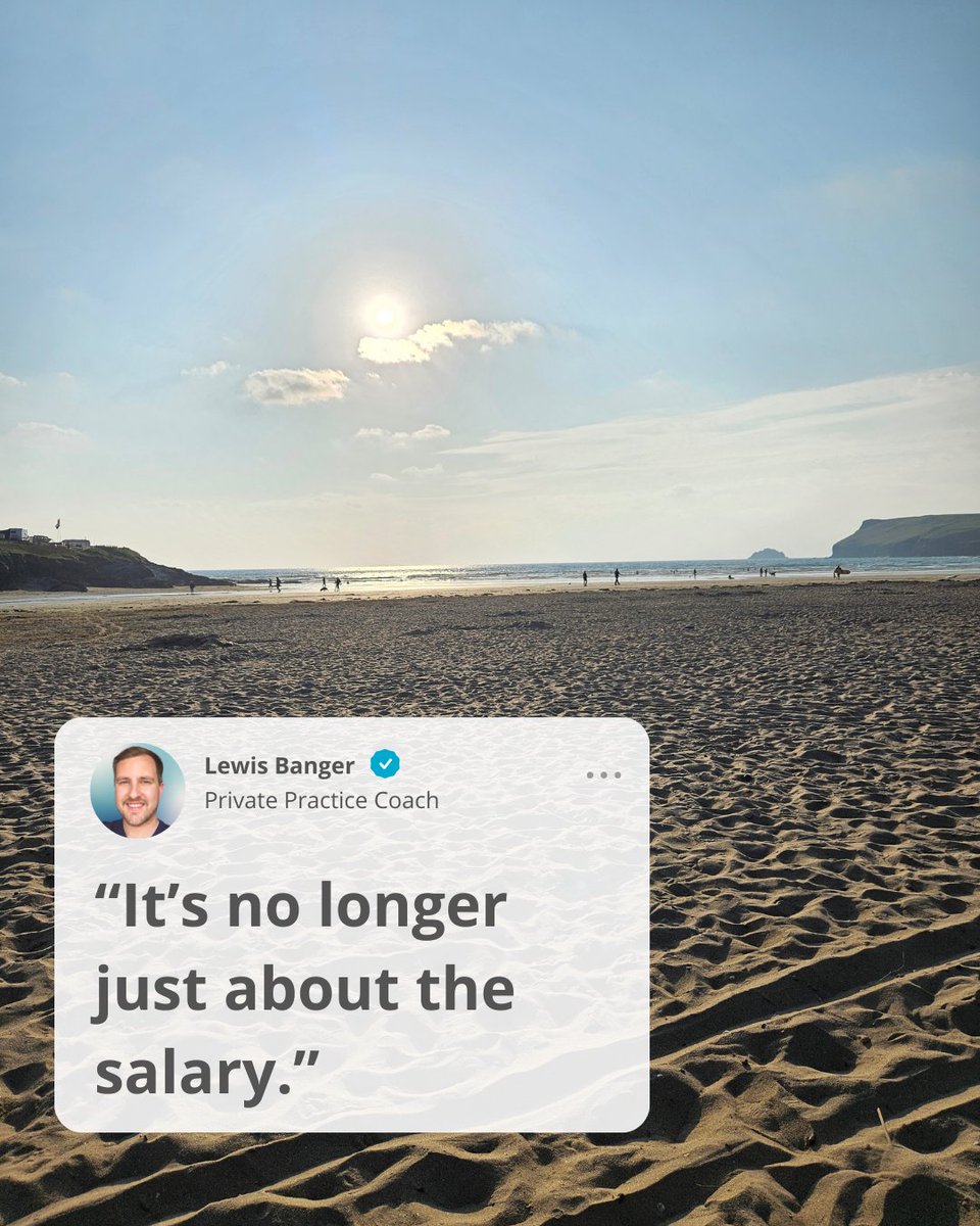 I took this photo in Cornwall yesterday:

It got me thinking...

Just like me your first goal was probably a good salary.

So you worked and worked...

Eventually hitting your £££ goal

However:

The game is no longer just about salary. 

It's your salary + your time back.