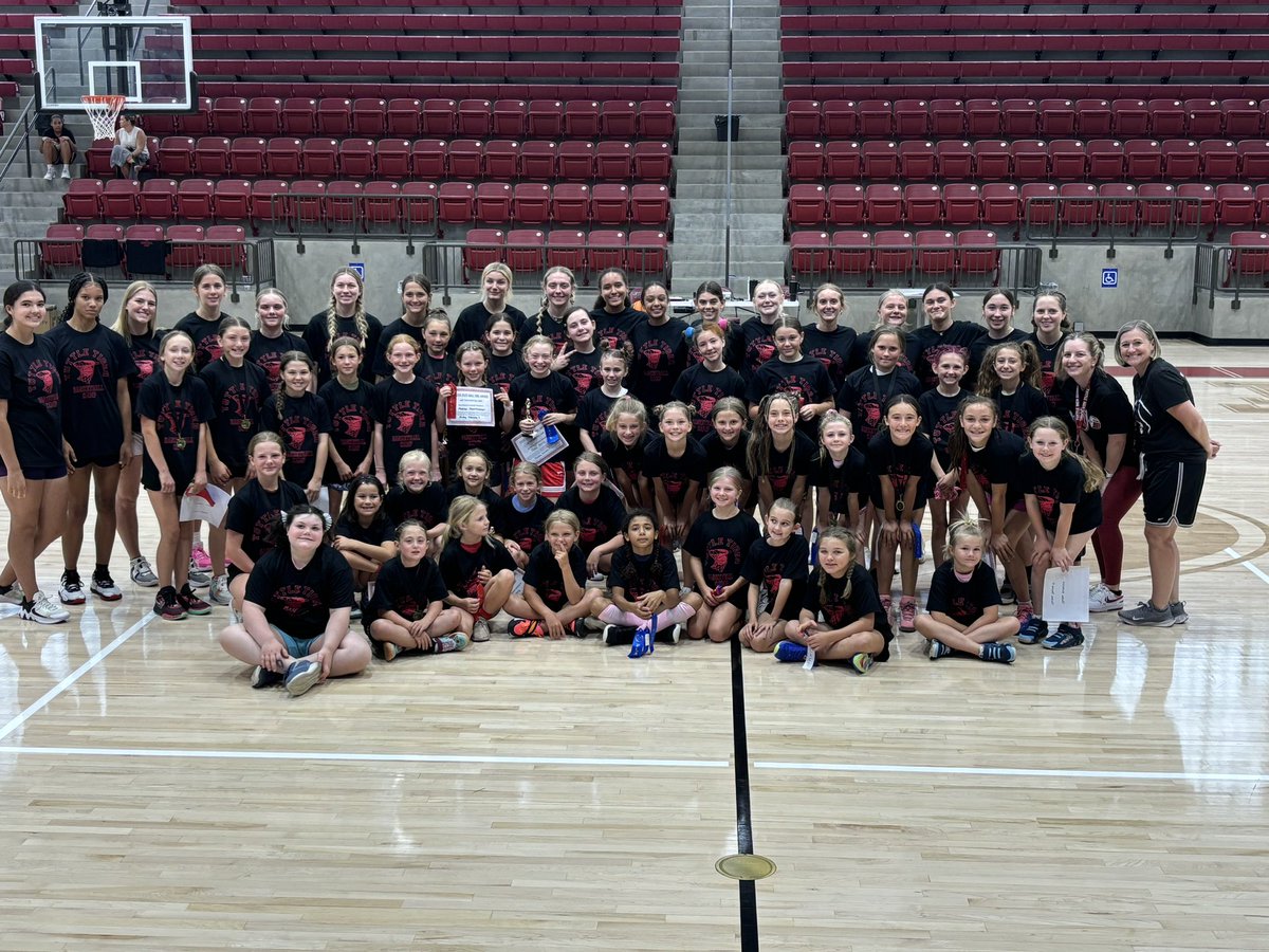 tuttle_gbball's tweet photo. Wrapped up our camp week today! 111 campers came through our doors this week, and we had so much fun teaching them some basketball and hopefully sparking a love for the game! #family @Tuttle_Ath_Dept @tuttle_mbb https://t.co/52Y65yADge