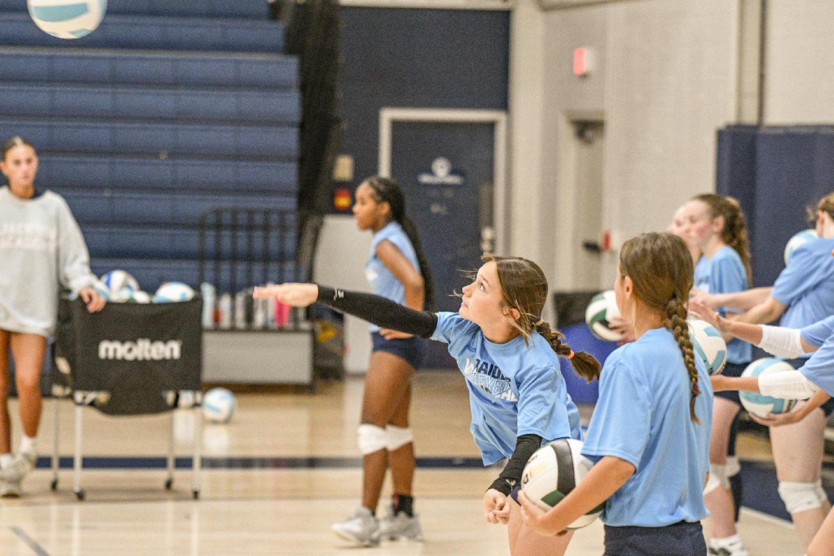 JacksonAcademy's tweet photo. Setting, Spiking, and Soaring at JA Volleyball Camp!🏐 
This week, our gym was filled with future volleyball stars at our summer camp! Campers learned key skills, practiced teamwork, and had a blast with coaches and fellow players. #WeAreJA https://t.co/koC4rodIhp