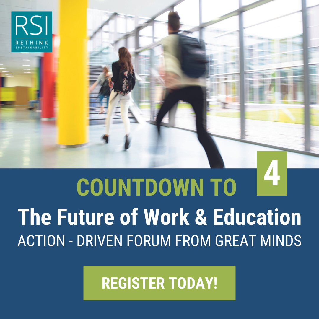 Only 4 days left! Join a group of industry-recognized leaders as they discuss converging disruptions impacting traditional spaces for work &amp; education. Discover strategies to address fast-changing, multi-generational &amp; hybrid workforce. 

Register now: ow.ly/qjPF50SbGLp