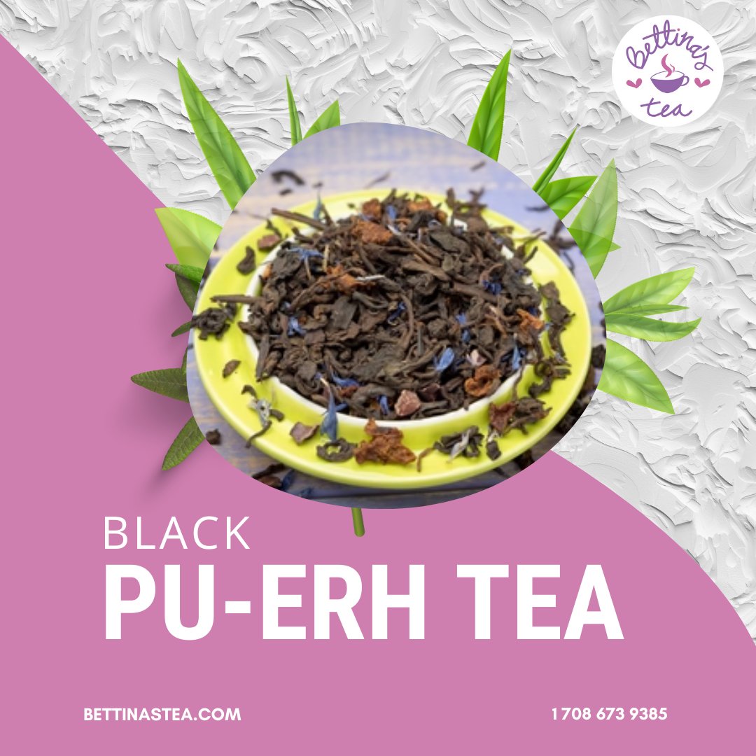 BettinasTea's tweet photo. Whether you're looking to unwind after a long day or simply enjoy a moment of tranquility, our Black Pu-Erh Tea is the perfect choice. Elevate your tea-drinking ritual with Bettina's Tea and experience the exquisite taste of Black Pu-Erh Tea like never before. 🌿🌟

🗻🍃 Shop ... https://t.co/EX8q04B2Nv