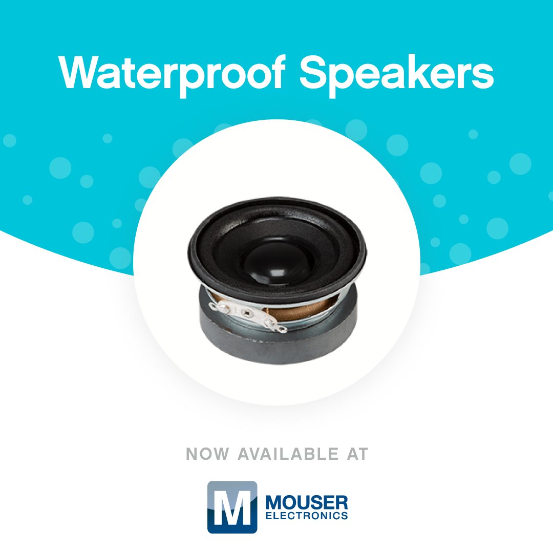 sameskydevices's tweet photo. CUI Devices' waterproof speakers feature IPX5, IPX7, IP67, and IPX8-rated models with profile depths as low as 2mm and frame sizes from 12mm to 50mm. Available now at @Mouserelec || View now: https://t.co/BVZJ78PcKp

#CUIDevices #Components #Design #Electronics #Industrial https://t.co/WFl08igPll
