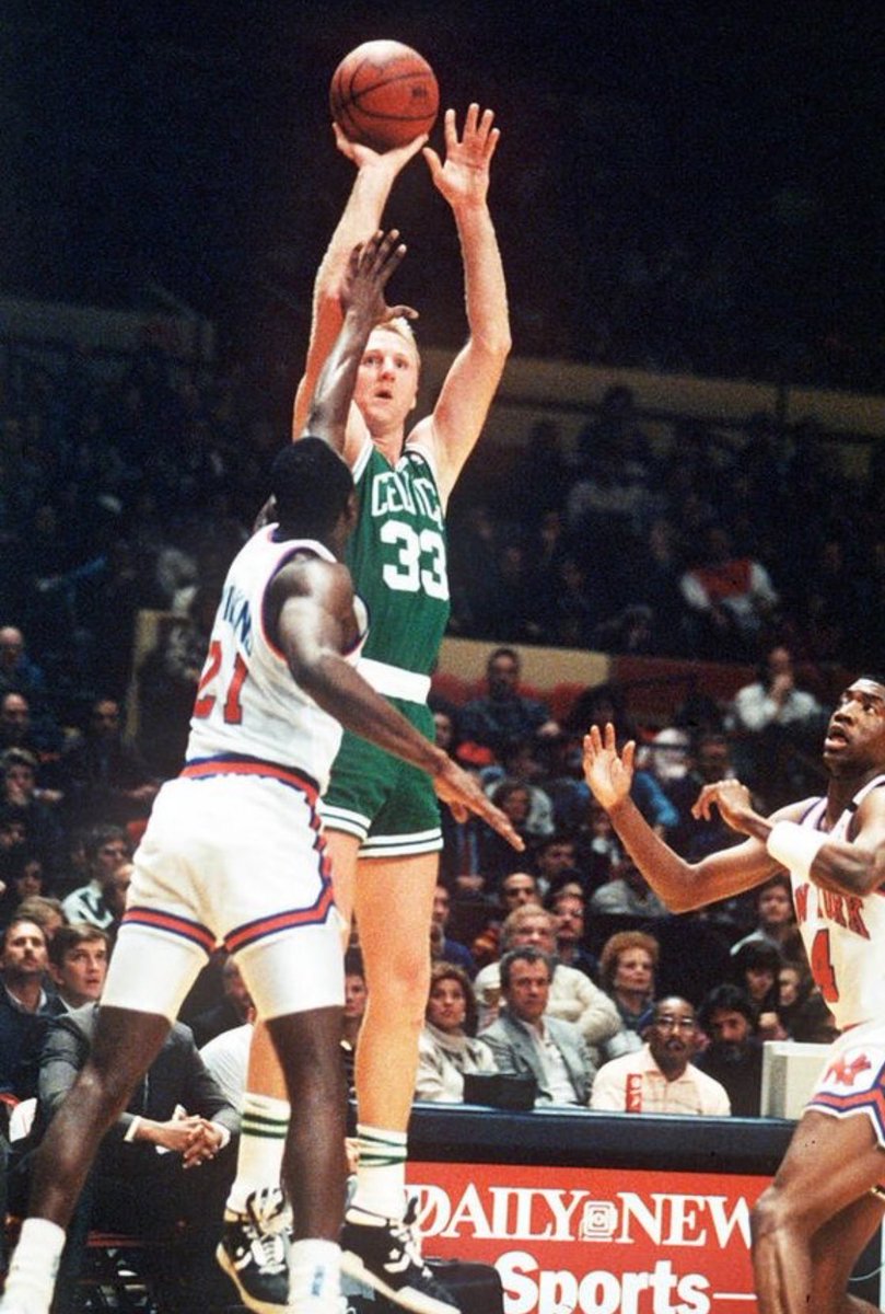 feelgoodtale's tweet photo. “Larry Bird remembers when players that later went bankrupt made fun of him for saving his money:”
Even when I was at the top of my game, we didn't drive a Mercedes-Benz or live in million-dollar homes, things like that. When I first started playing, we bought a nice little house in the French Lick/West Baden area. It cost $125,000. We didn't run out and spend all our money because we knew there would be a time when it was over, and I wanted to have options on what we could do with our future. I never thought about retiring. I just assumed I would always work."

"Some of the guys who made far less than me bought the $700,000 homes, and the ROLEXwatches, and the big luxury cars. I used to tell them, "You're crazy, you should be saving your money." They'd just laugh and make jokes about me stashing my money away. But I could see what they were doing. They were throwing away their future. So many of them were living for today and not even stopping for a minute to think about ten years down the road when their playing careers were over and the money stopped pouring in. And by the time they realized what I was telling them was true, it was too late.I can't tell you how many ex-teammates have asked me for money. It's heartbreaking for me to say no, but I do because I warned them. I told them to save."
Source: NBA Draft Central