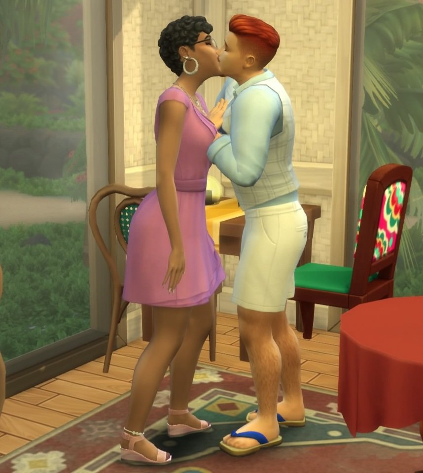 DaeDaeSimmer's tweet photo. Once he got up from the floor, Cass gave him a kiss. For Corey, that wasn't enough, so... he grabbed her and dipped her as he placed the most passionate kiss on her. All Cassandra could think about was the fact that she would soon be... Mrs. Goth-Adams #finallyengaged https://t.co/fKvNnDgoZs