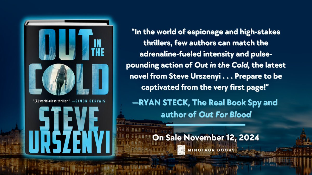 SteveUrszenyi's tweet photo. Happy Friday! Don't forget to enter the Goodreads contest to win an ARC of OUT IN THE COLD!
#thrillers #books #OITC #booktok #MOTIVE https://t.co/aiyYXkCZTE