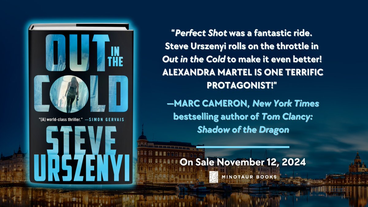 SteveUrszenyi's tweet photo. Happy Friday! Don't forget to enter the Goodreads contest to win an ARC of OUT IN THE COLD!
#thrillers #books #OITC #booktok #MOTIVE https://t.co/aiyYXkCZTE