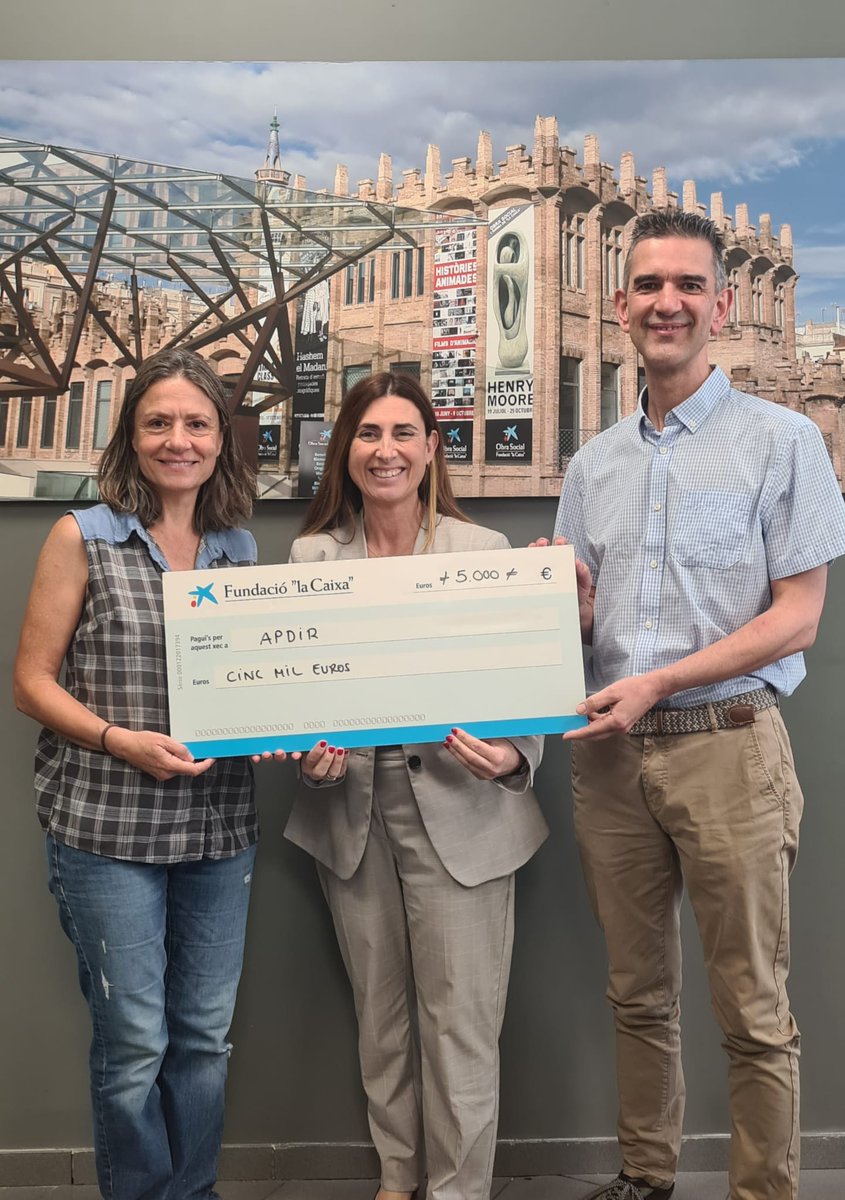 apdir2015's tweet image. Agraïts per la col·laboració constant de @caixabank als nostres projectes. #rubicity #diversitat