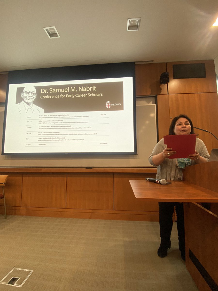 Dr. Samuel M. Nabrit Conference (@samuelnabritcon) on Twitter photo Dr. Sofia Lizarraga <a href="/sblizarraga/">Dr. Sofia Lizarraga 🇵🇪🇺🇦</a>, faculty of <a href="/BrownMolBio/">Brown University MCB</a> opens the next round of Short Talks this afternoon!!! Dr. Sofia Lizarraga <a href="/sblizarraga/">Dr. Sofia Lizarraga 🇵🇪🇺🇦</a>, faculty of <a href="/BrownMolBio/">Brown University MCB</a> opens the next round of Short Talks this afternoon!!!