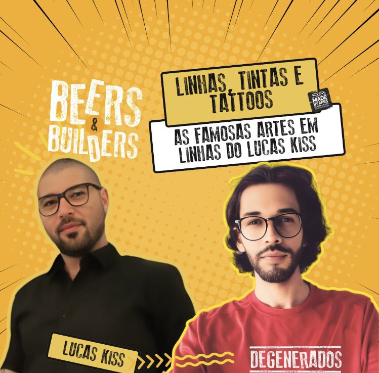 GM
Hj na TV Degen <a href="/lafontinne/">Lafontinne ✼</a> entrevista Lucas Kiss..
Venham conhecer um pouco da trajetória desse artista que começou na engenharia elétrica!
@degeneradoseth 
Link:
youtube.com/live/SjiuGkz8_…

#art #youtube #events #tatoo #stringart