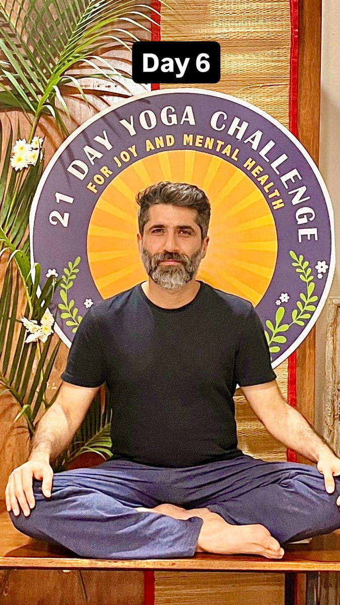 sumitkaul10's tweet photo. Day 6 of the #21dayyogachallenge done..
An early start to the day meant minimal sleep. But energy during the day did not dip and I would credit the practices for it.
#sumitkaul #actor #actorlife #actorslife #yogapractice #yoga #yogasehihoga #sadhguru @ishafoundation @sadhguru https://t.co/qRByQkh4Hs